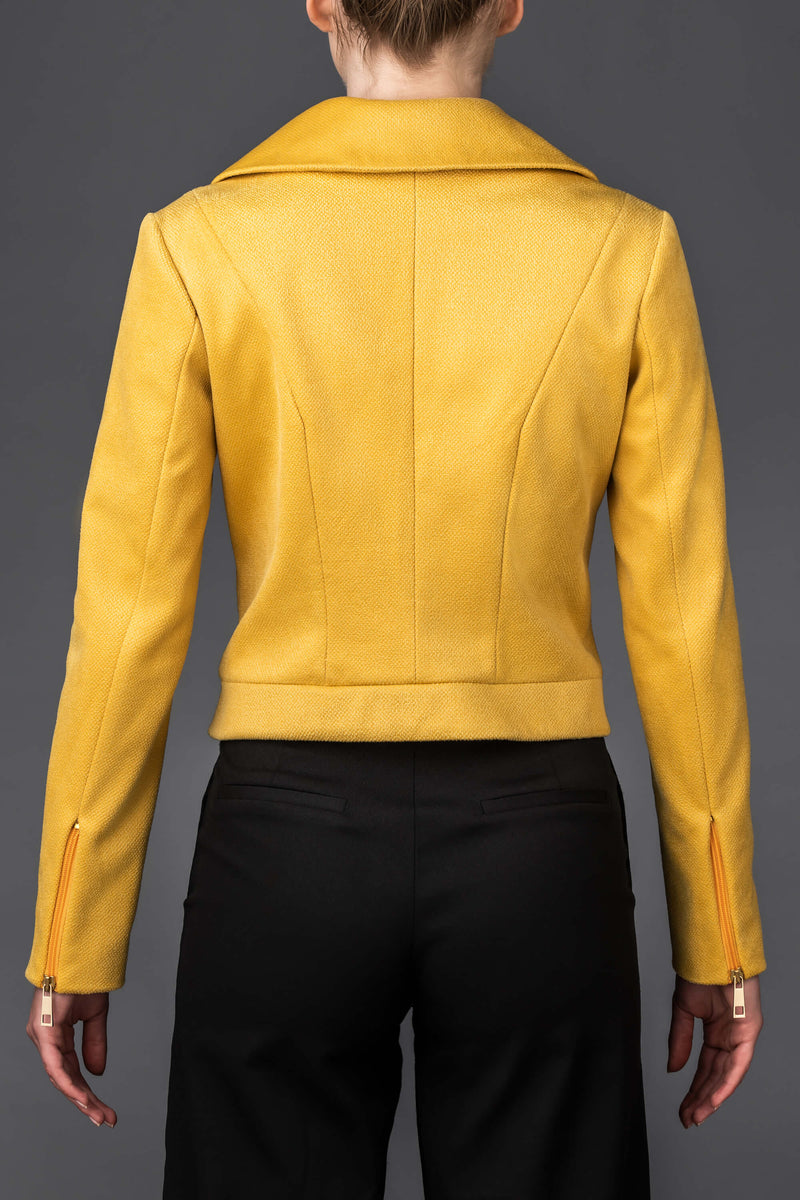 Yellow on sale fashion jacket