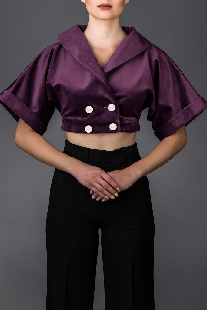 Women’s purple jacket Marilyn