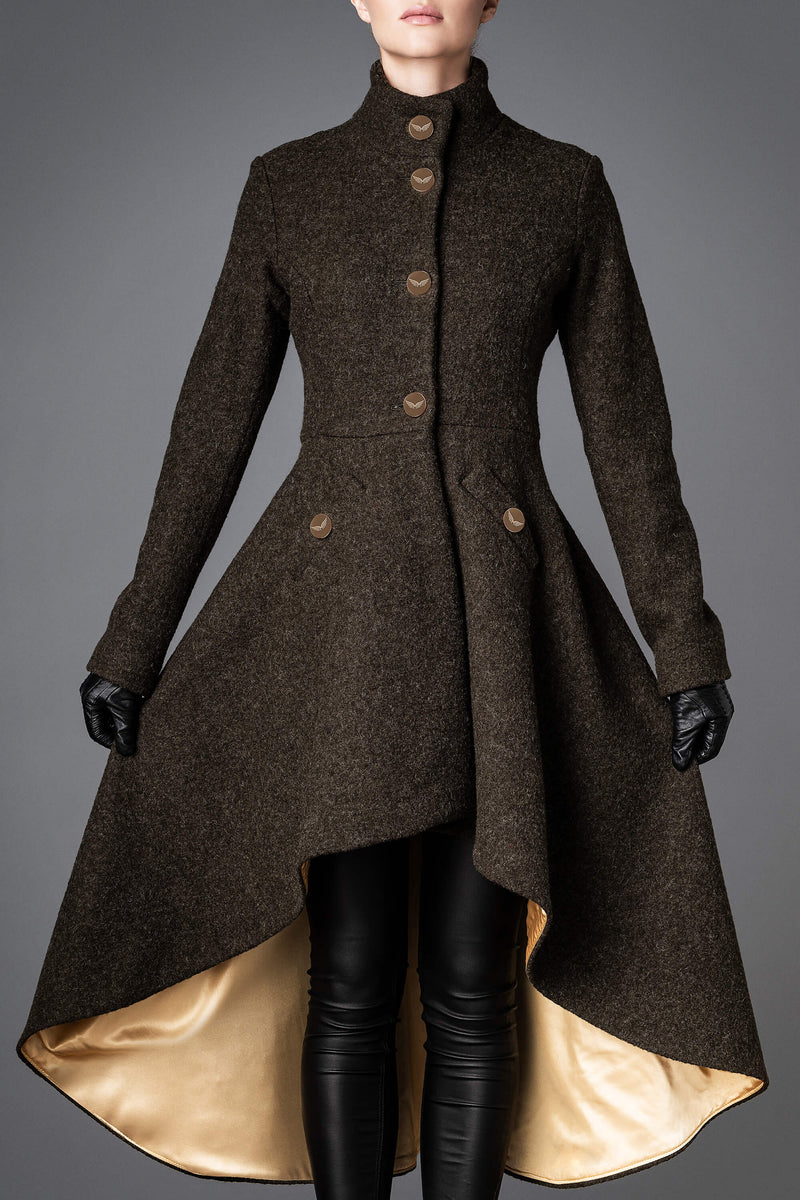 Women's Wool Coat - Loyalty Olive Green – More Than Beauty