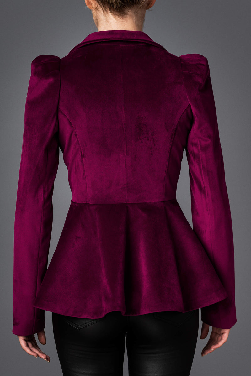 Women's Velvet Jacket - Daring Red – More Than Beauty