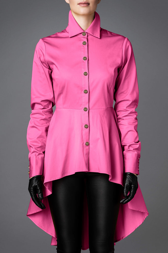 Women's Cotton Shirt - Balance Pink