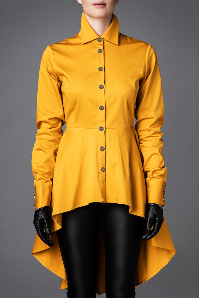 Women's Cotton Shirt - Balance Yellow