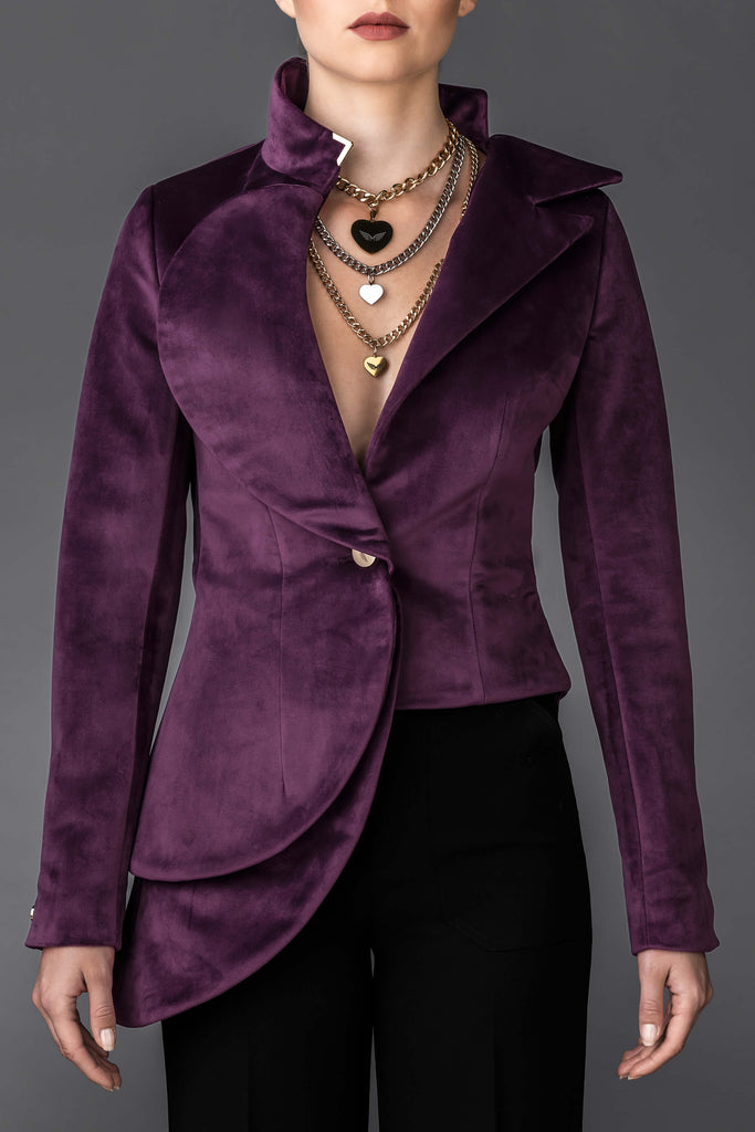 Women's Purple Jacket Diana
