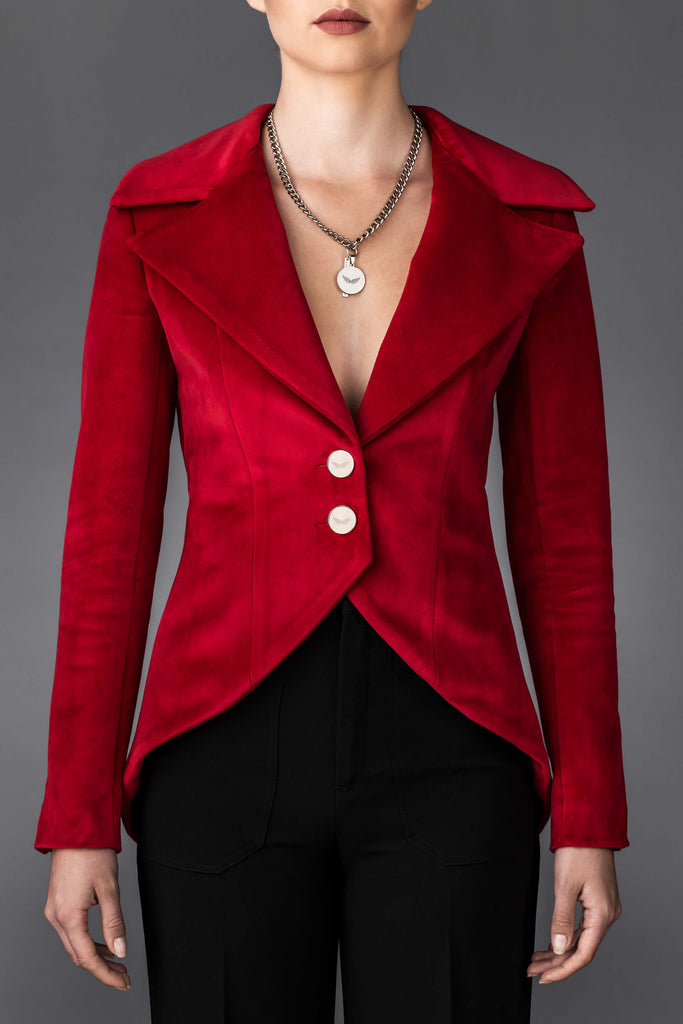 Ženska rdeča jakna Erin