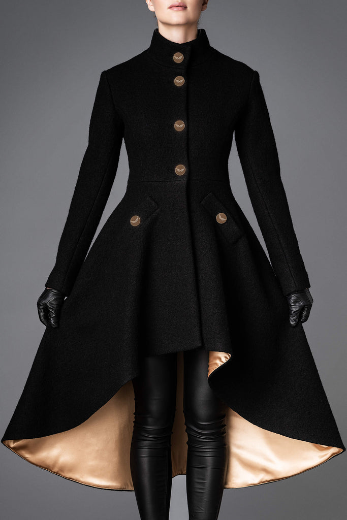 Women's Wool Coat - Loyalty Black