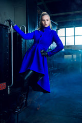 Women's Wool Coat - Loyalty Blue – More Than Beauty